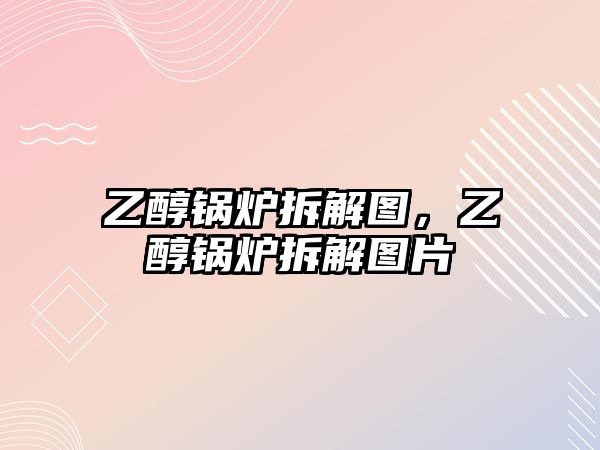 乙醇鍋爐拆解圖，乙醇鍋爐拆解圖片