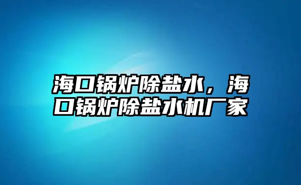 海口鍋爐除鹽水，海口鍋爐除鹽水機廠家