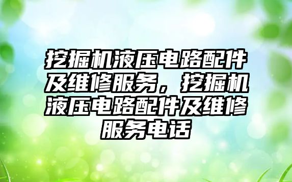 挖掘機液壓電路配件及維修服務，挖掘機液壓電路配件及維修服務電話