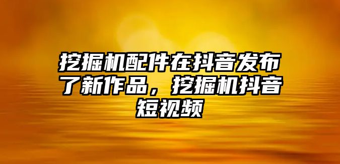 挖掘機(jī)配件在抖音發(fā)布了新作品，挖掘機(jī)抖音短視頻