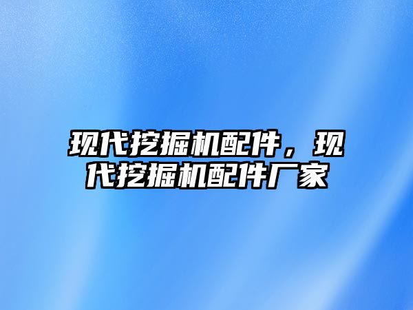 現代挖掘機配件，現代挖掘機配件廠家